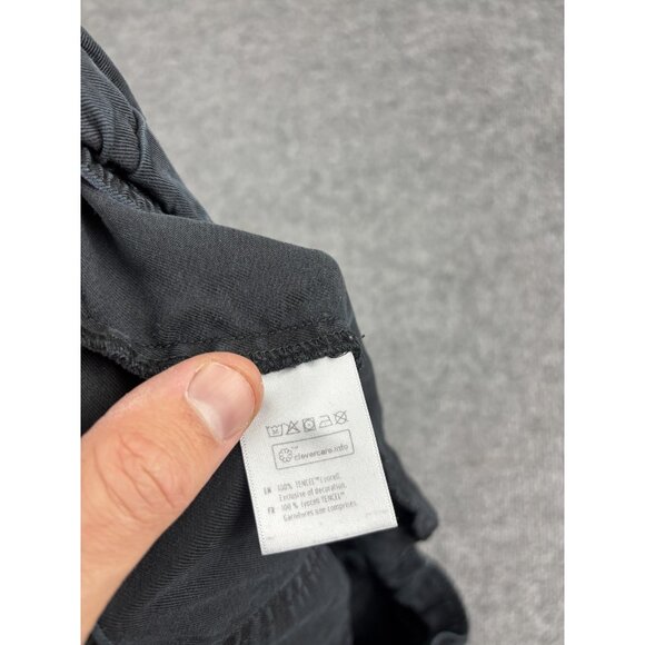 Tentree Shorts Womens Large Black Tencel Lyocell Drawstring Casual Pockets - Picture 6 of 6